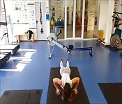 Verehrter Fitnessarsch