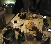 Hausgemachte asiatische Sexparty