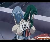 Fille hentai rousse bien baisée