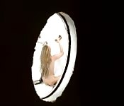 Glory hole sauvage avec une blonde