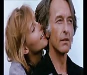 Casal safado em filme vintage