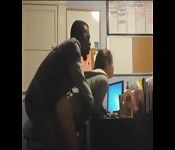 Interracial com colegas de trabalho