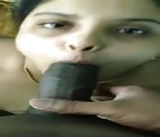 Ragazza Desi succhia un cazzo in POV