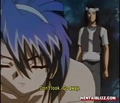 Hentai Babe mit Ring in ihren Nippeln Doggystyle gefickt