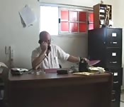 Foda amadora no escritório